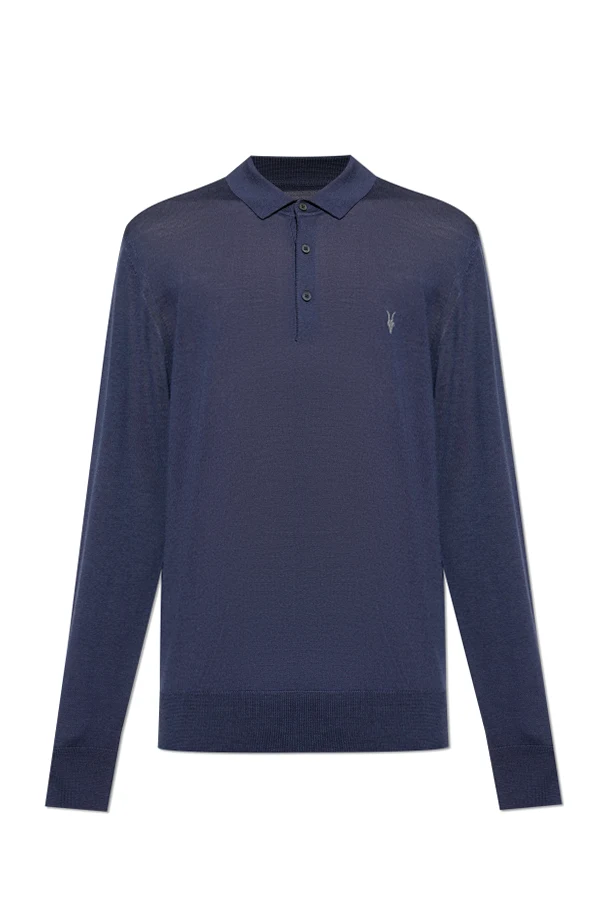 MARINEBLAU "Mode" Polo-Pullover