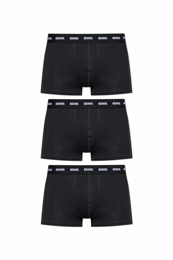 BLACK Three-pack of boxer briefs ‘DAMIEN-UTLT-3PACK’