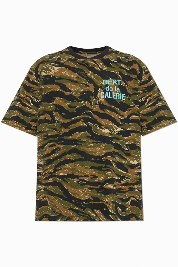 ZIELONY T-shirt z logo