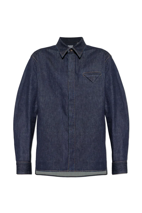 MARINEBLAU Jeanshemd