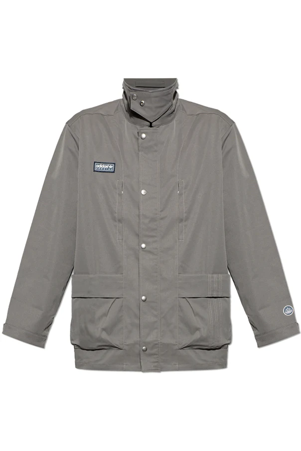 GRAU Jacke mit zahlreichen Taschen