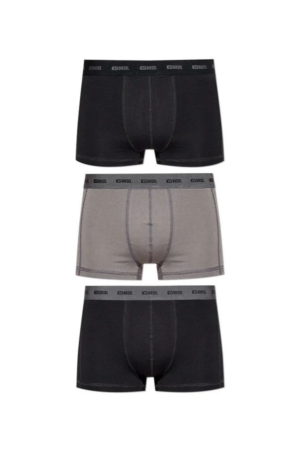 BLACK Three-pack of boxers ‘DAMIEN-UTLT-3PACK’