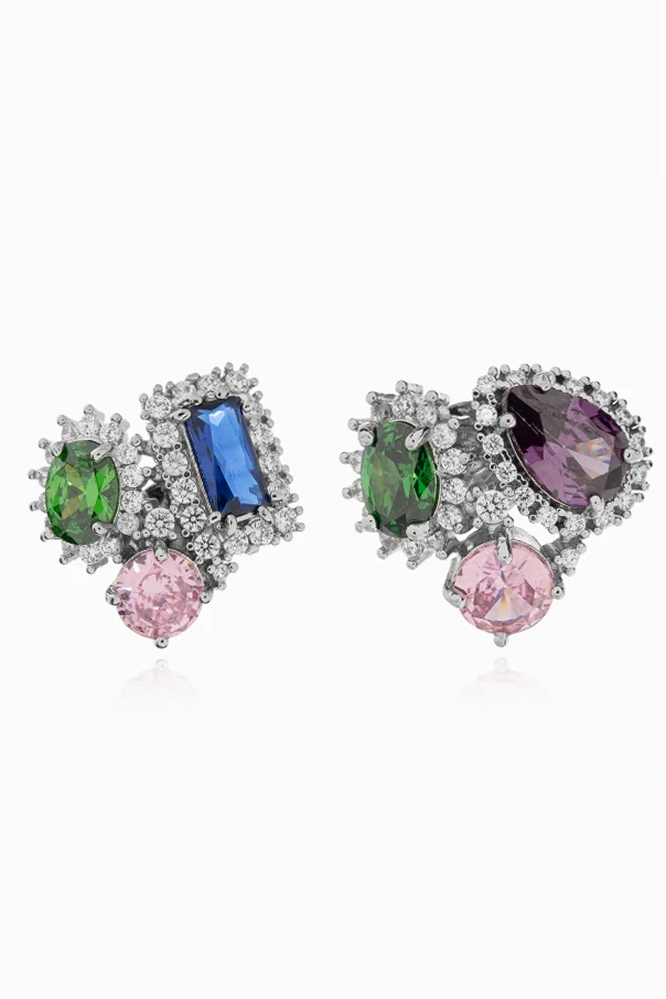 MULTICOLOUR Earrings with cubic zirconia