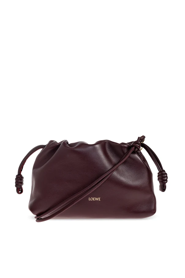BURGUNDY Shoulder bag "Flamenco Medium"