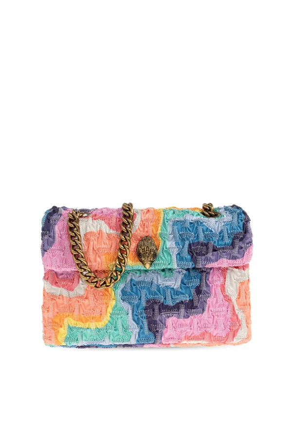 MULTICOLOUR Ruched Fabric Kensington shoulder bag