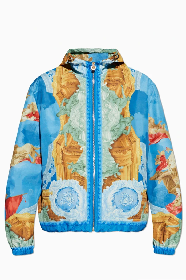 BLAU Jacke mit Kapuze