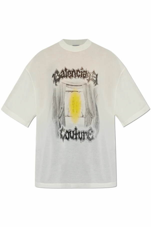 cream 'Oversize' T-shirt