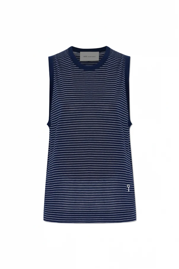 NAVY BLUE Striped top