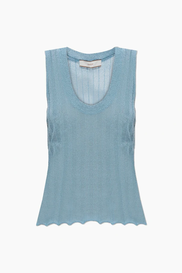BLUE Sleeveless top