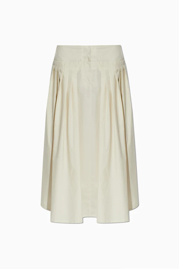 cream ‘Agat’ skirt