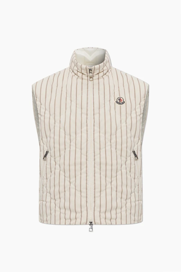 cream 'Aussa' puffer vest