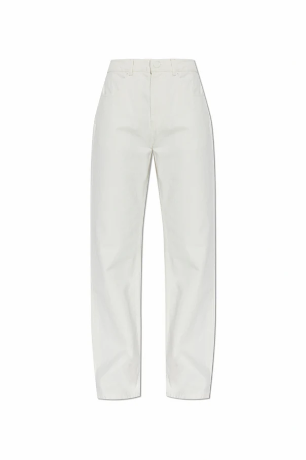 WHITE Straight-leg jeans