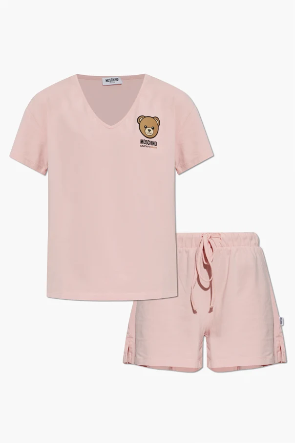 PINK Two-piece pajamas with logo