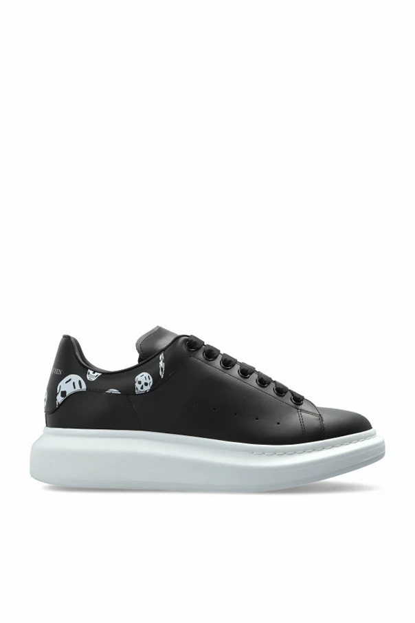 SCHWARZ Sportliche Lederschuhe mit Logo