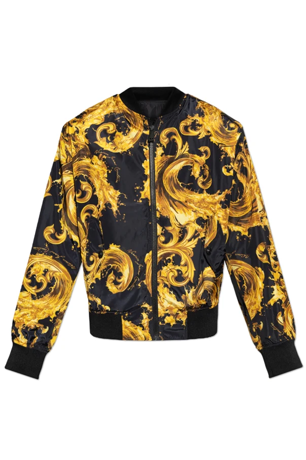 BLACK Reversible bomber jacket