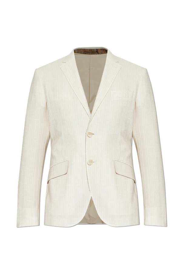 CREME Blazer mit Streifenmuster