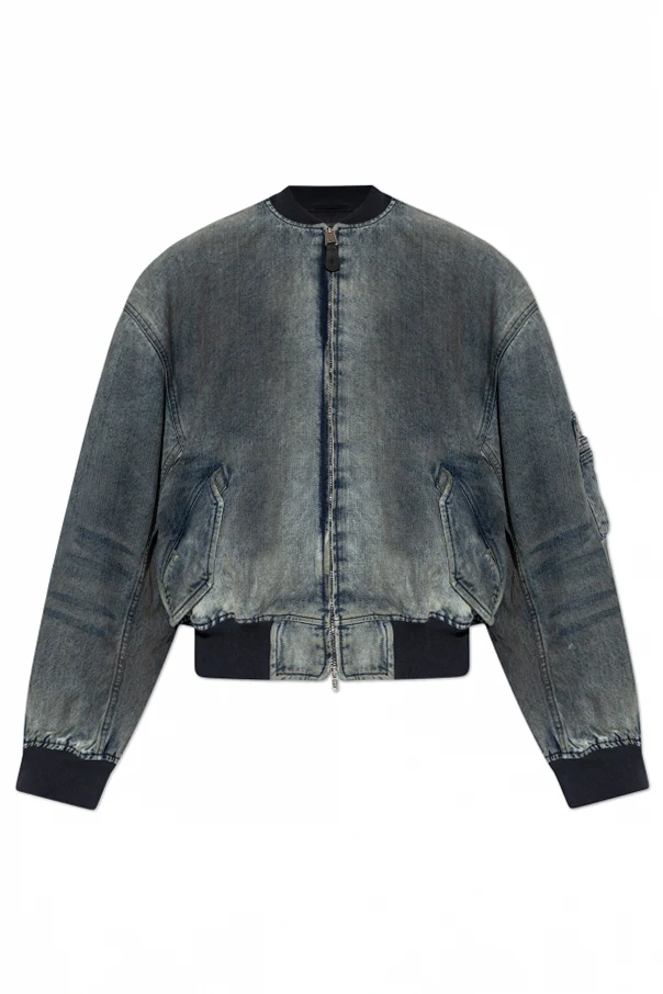 NAVY BLUE ‘Bomber’ denim jacket
