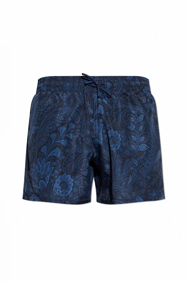 GRANATOWY Szorty kąpielowe