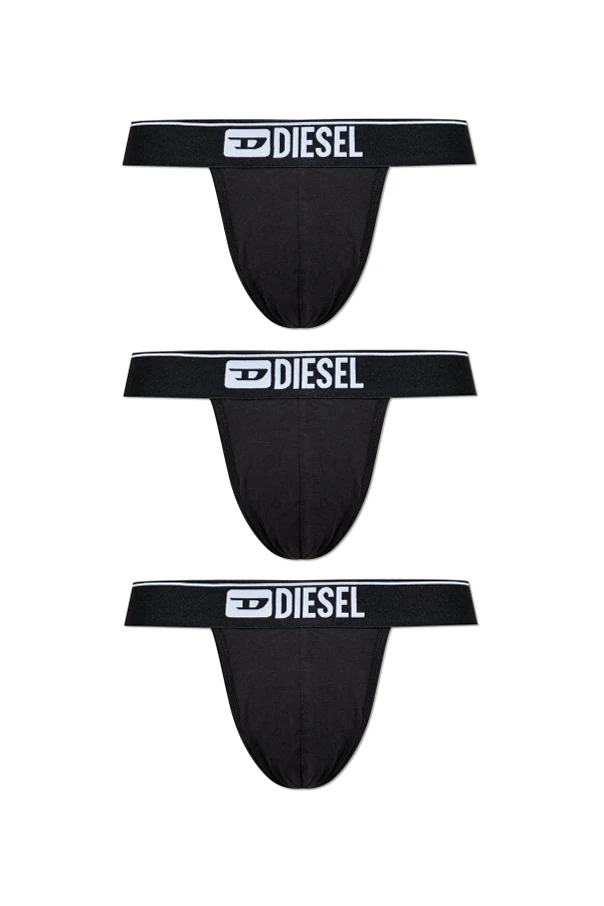 BLACK 3-pack of boxer briefs 'DAMIEN-D-BOX-3PACK'