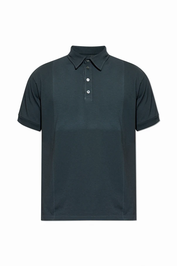 GRAU Polo mit Logo