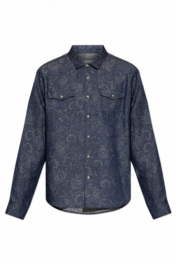 MARINEBLAU Jeanshemd