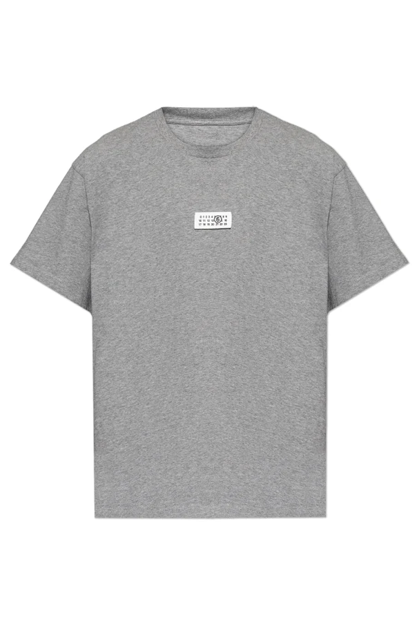 GRAU T-Shirt mit Logo