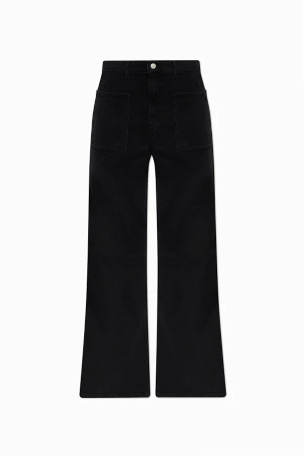 BLACK Straight-leg jeans