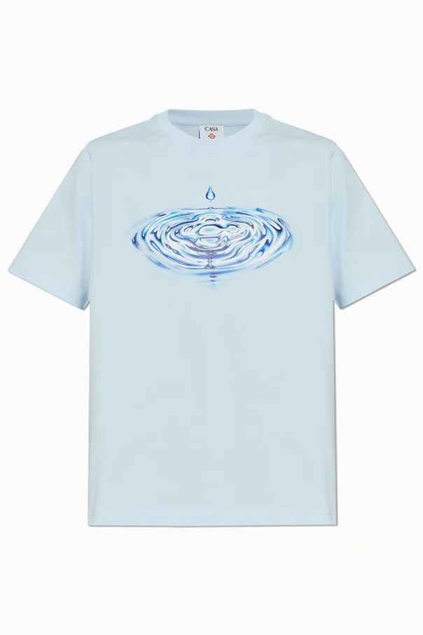 HELLBLAU T-Shirt mit Aufdruck