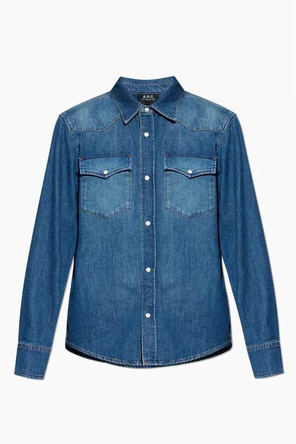 MARINEBLAU Jeanshemd