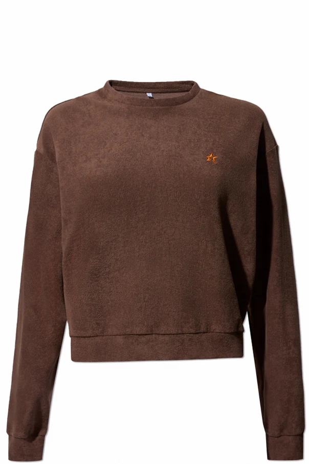 BRAUN Sweatshirt aus Baumwollfrottee