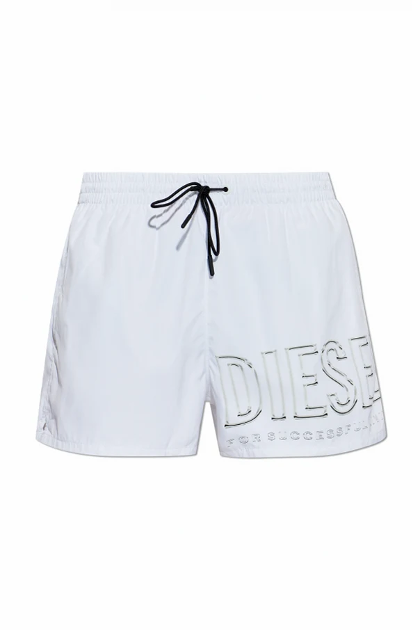 BIAŁY  Szorty kąpielowe `OLYMPIC-34-D-CORE`