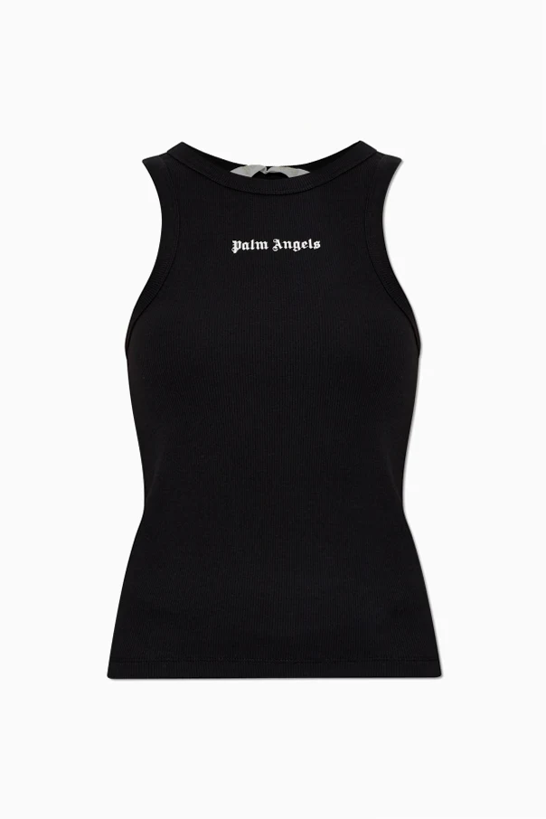 BLACK Ribbed fitted top