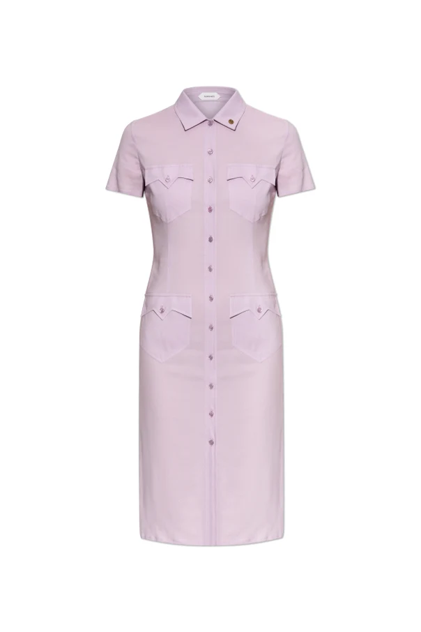 PURPLE Dress with pockets