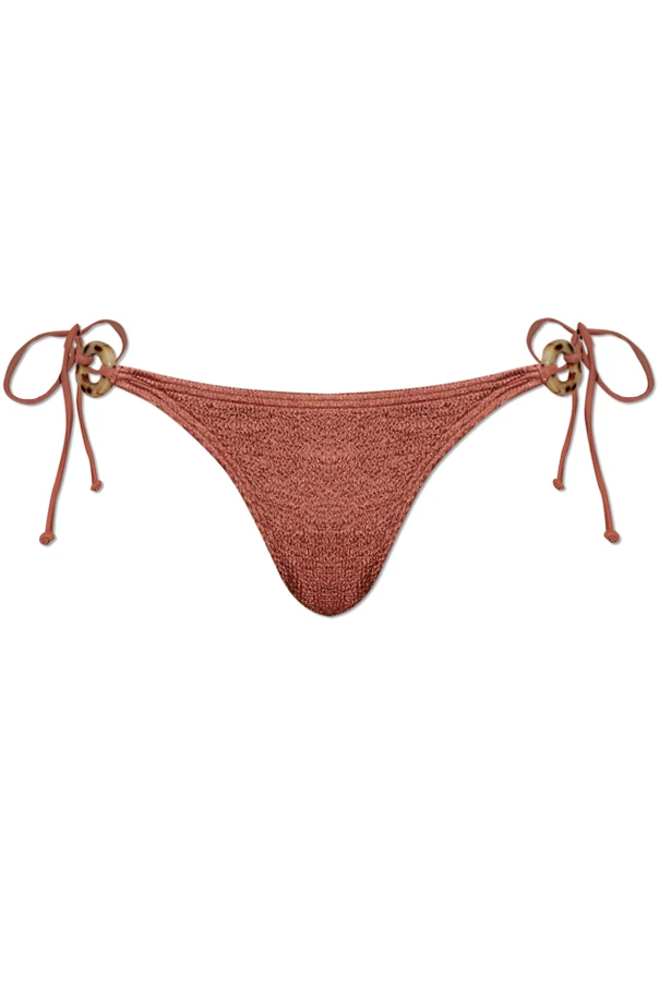 RÓŻOWY Dół od kostiumu kąpielowego `Ring Tie`