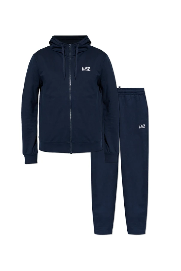 GRANATOWY Komplet: bluza i spodnie