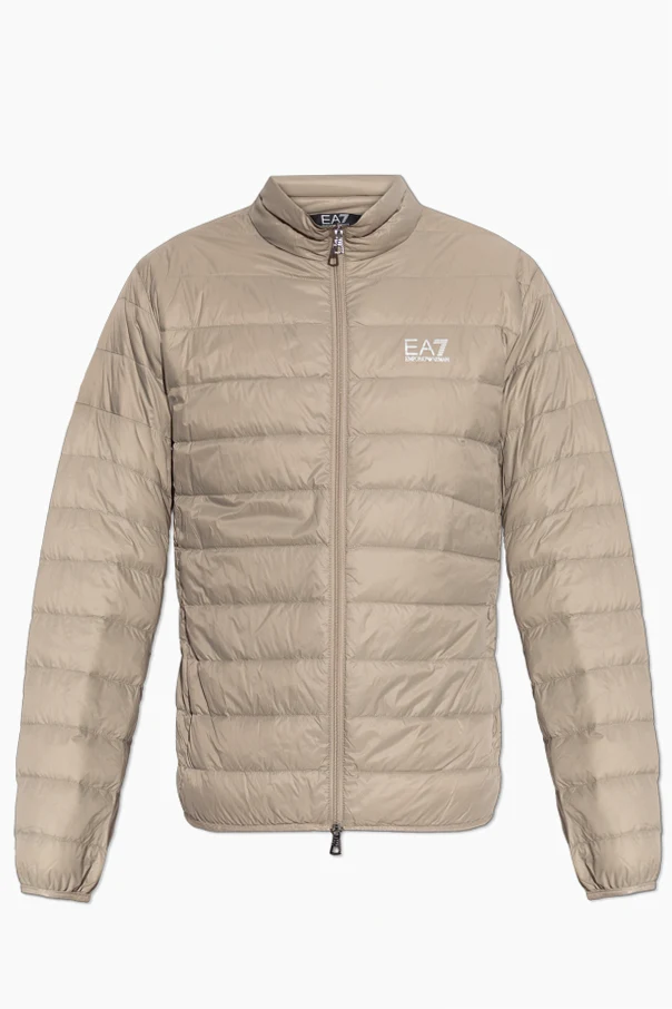 BEIGE Daunenjacke mit Stehkragen