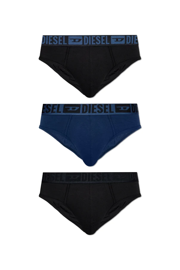 BLACK Three-Pack Briefs 'UMBR-ANDRETHREEPACK'