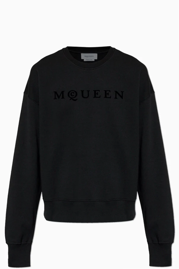 SCHWARZ Sweatshirt mit Logo