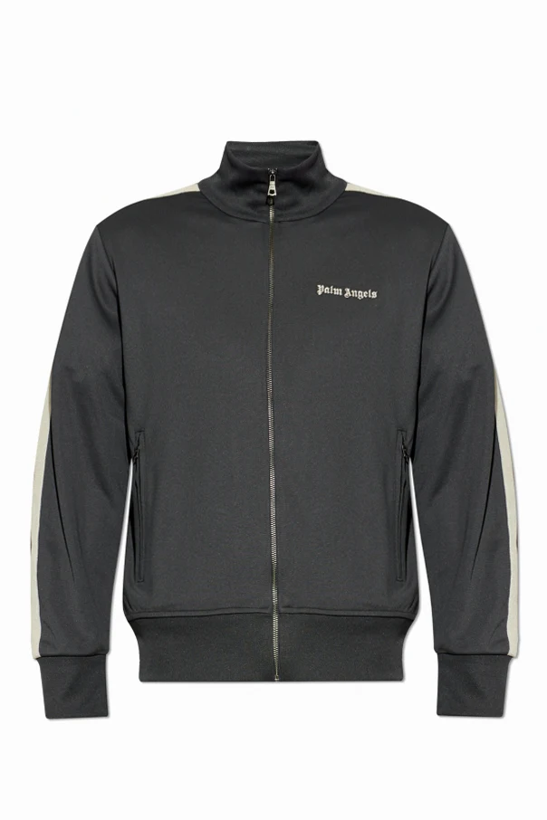GREY Sweatshirt with a stand-up collar