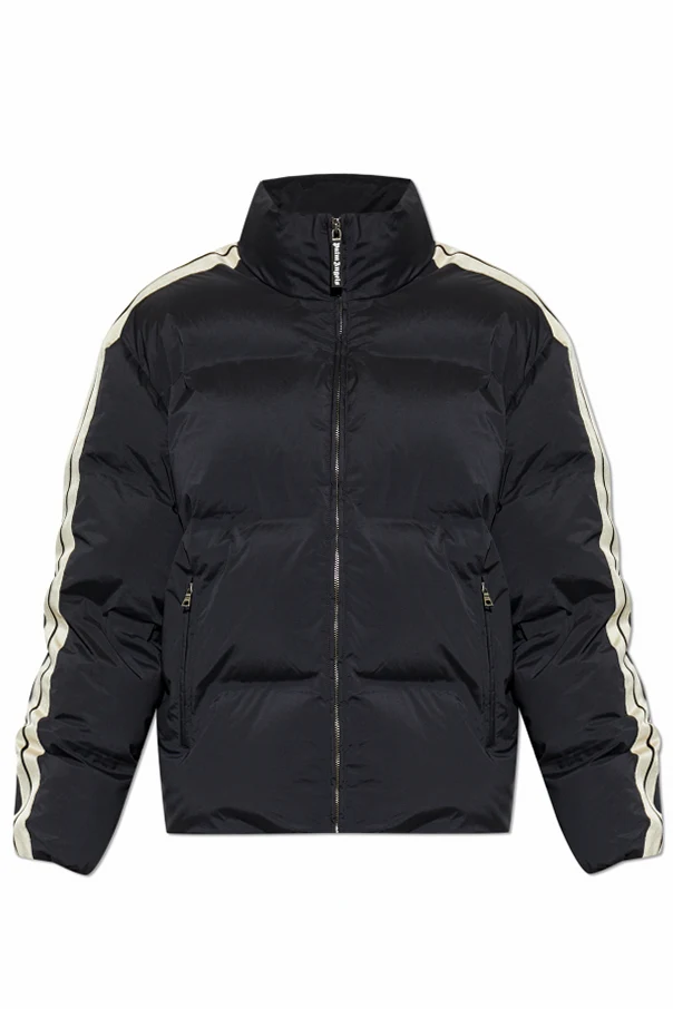 BLACK Insulated jacket with stand-up collar