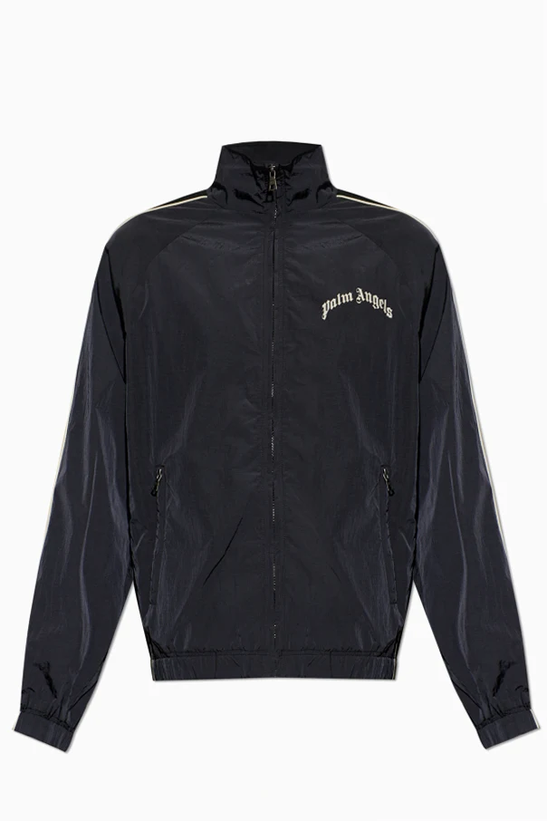 BLACK Lightweight jacket with stand-up collar