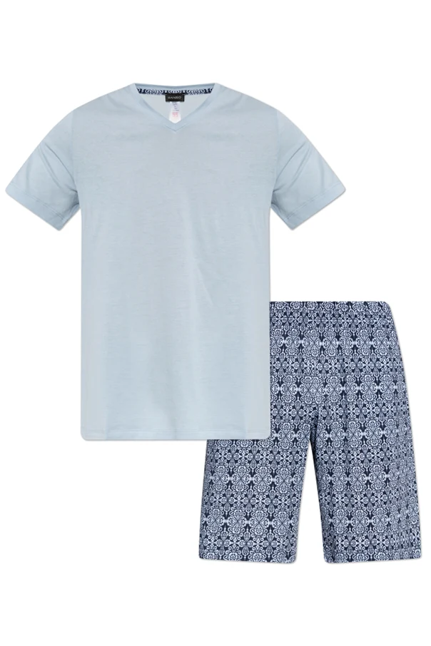BLAU Zweiteiliger Pyjama aus der Kollektion ‘Night & Day’