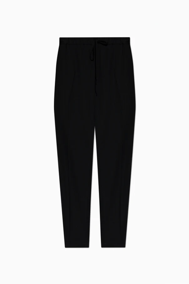 BLACK Creased pants