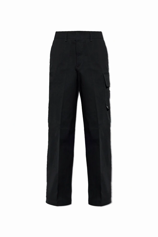 CZARNY Spodnie typu `cargo`