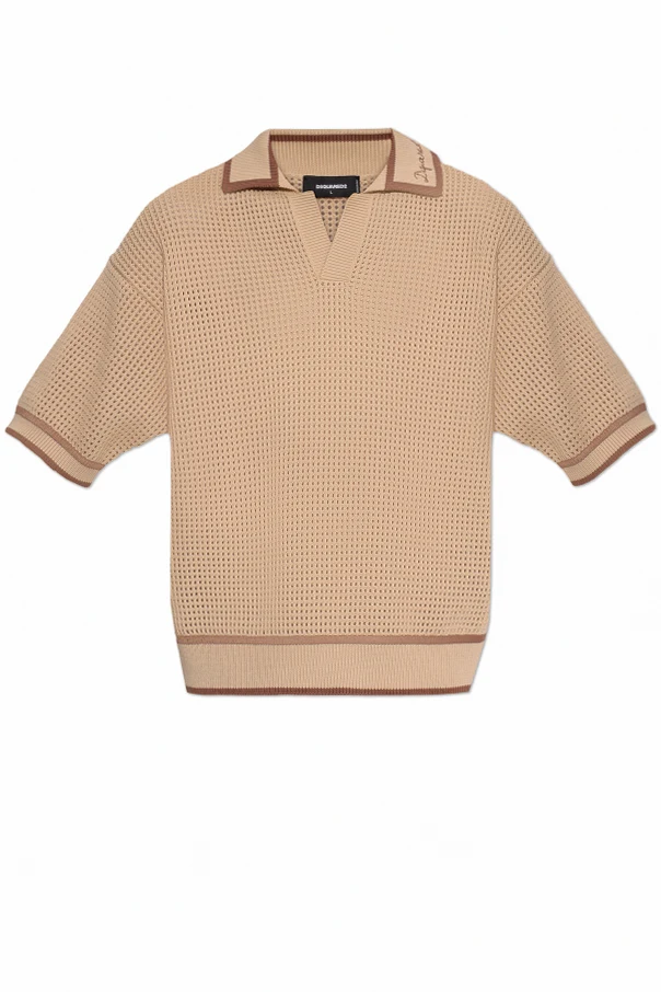 BEIGE Baumwoll-Poloshirt