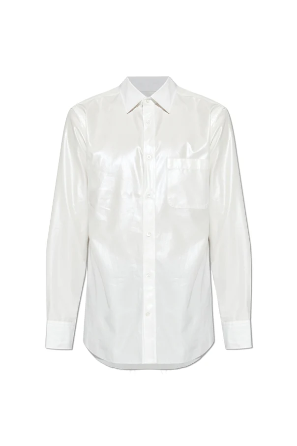 WHITE Slightly Shiny Shirt