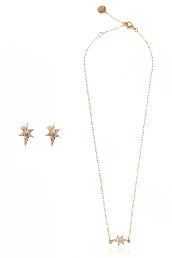 GOLD Set: Ohrringe und Halskette