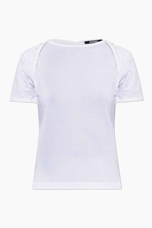 WEISS T-Shirt mit Rundhalsausschnitt