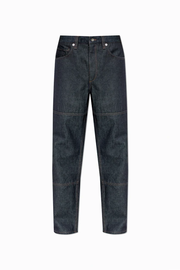 NAVY BLUE Straight-leg jeans