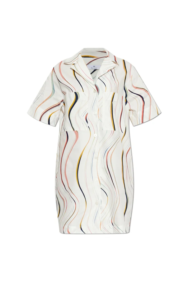 WHITE Shirt dress